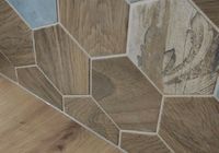 Укладка Керамогранита на кухонный фартук на Комендантском пр. 2