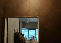 Укладка крупноформатного керамогранита в санузле на Суворовском пр.  4